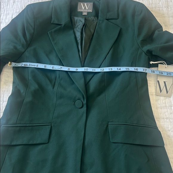 2 piece Worthington Dark Green Blazer and top - Picture 7 of 16